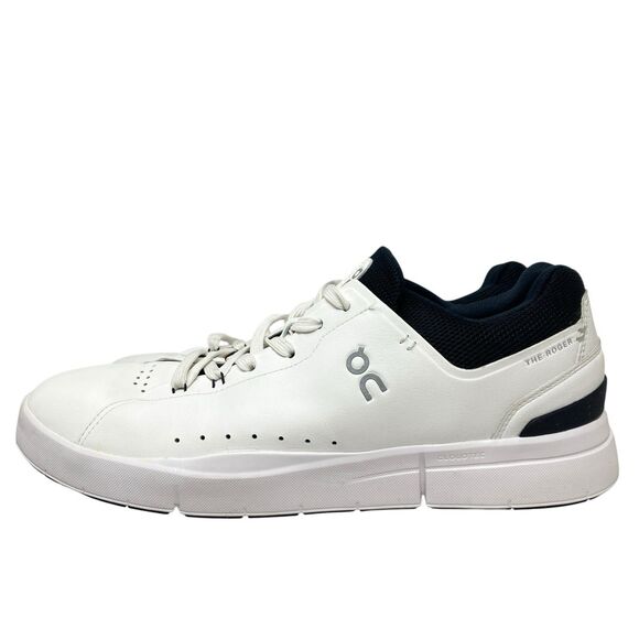 On Running Sneakers Mens 11 White Leather The Roger Advantage INSOLES MISSING main image 10